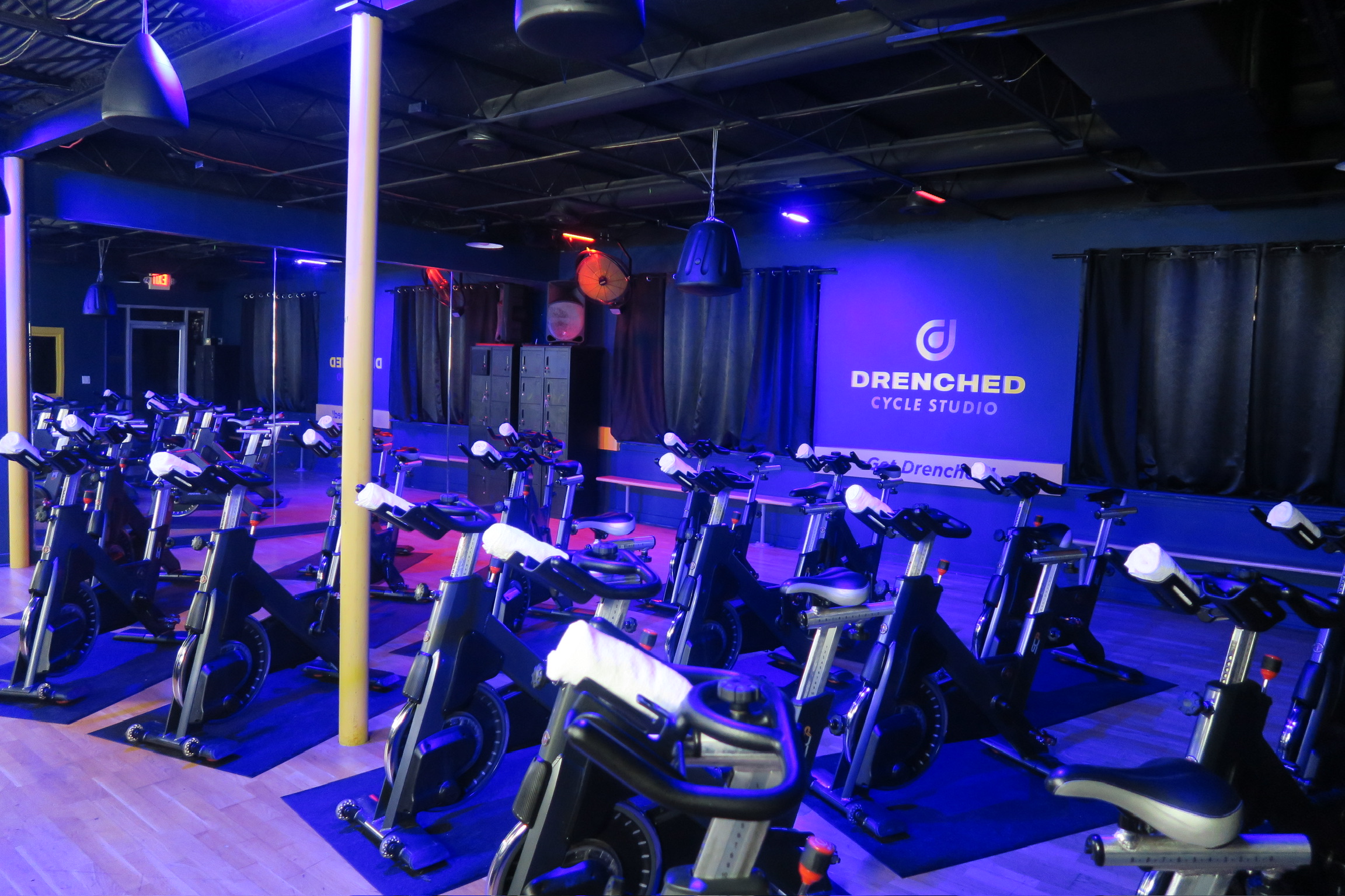 Drenched Cycle Studio interior